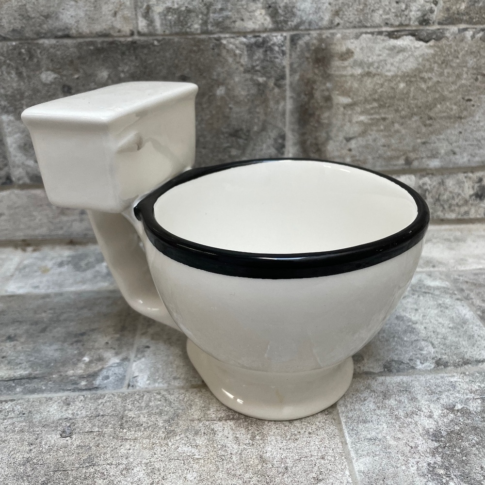 ❤️ BIGMOUTH THE ORIGINAL TOILET COFFEE MUG NEW PERFECT GAG GIFT